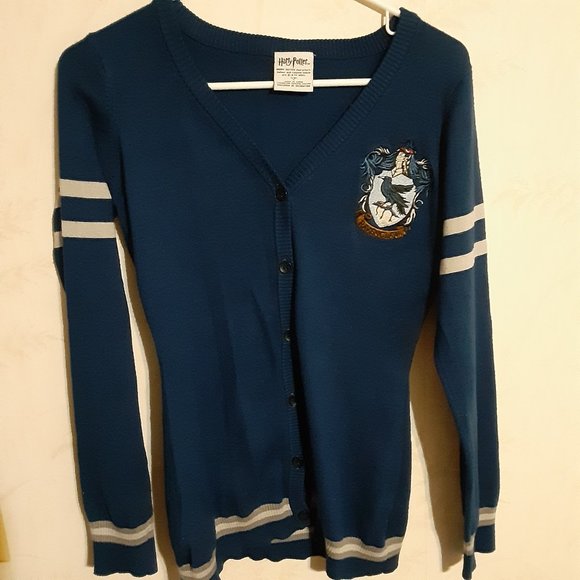 Harry Potter Women's Ravenclaw Button Up Sweater in Size S - Picture 1 of 5